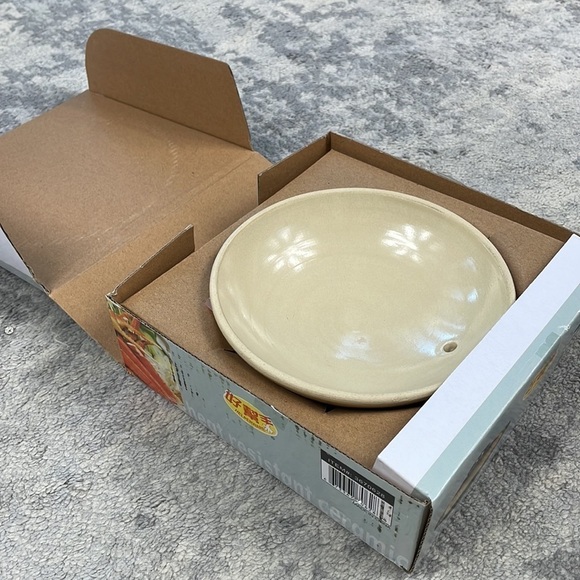 New Ceramic Clay Pot Helperware Hot Pot Soup Lidded Brown Flowers Floral Design - Picture 6 of 12